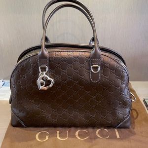 Copper metallic Gucci purse
